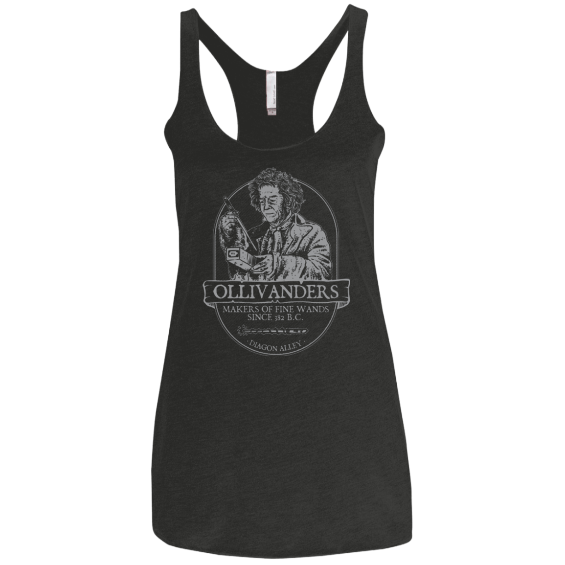 T-Shirts Vintage Black / X-Small Ollivanders Fine Wands Women's Triblend Racerback Tank