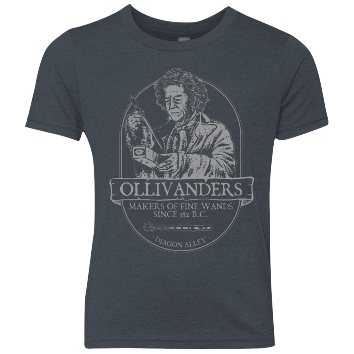 T-Shirts Vintage Navy / YXS Ollivanders Fine Wands Youth Triblend T-Shirt