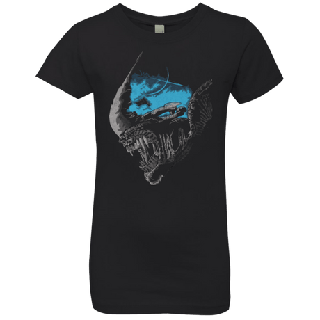 T-Shirts Black / YXS On a Dark Moon Girls Premium T-Shirt
