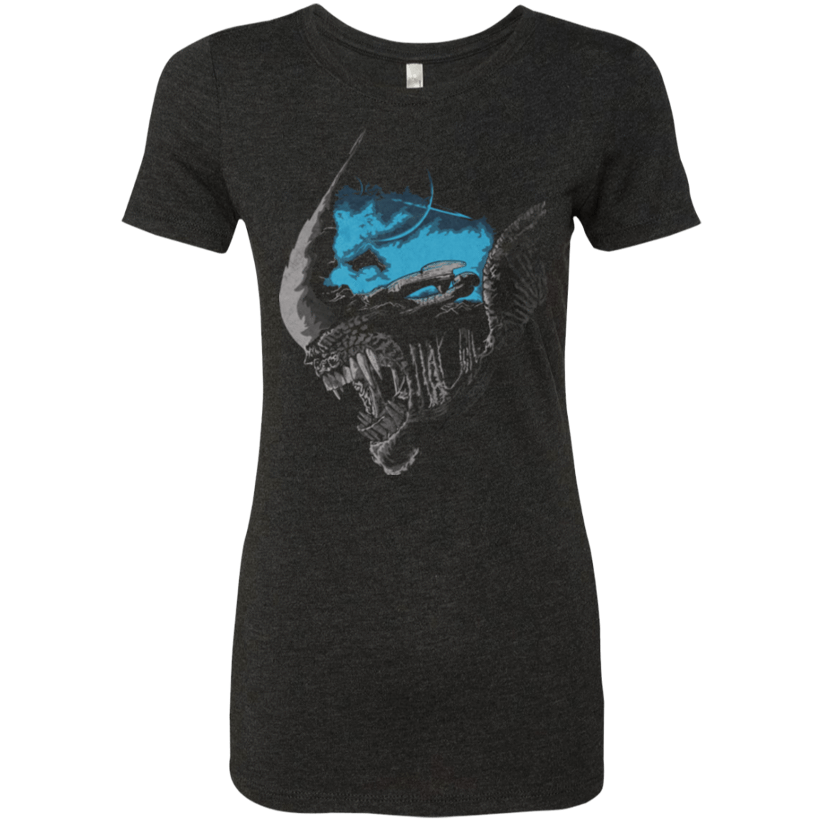 T-Shirts Vintage Black / Small On a Dark Moon Women's Triblend T-Shirt