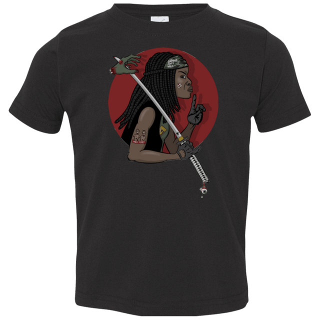T-Shirts Black / 2T On A Michonne Toddler Premium T-Shirt