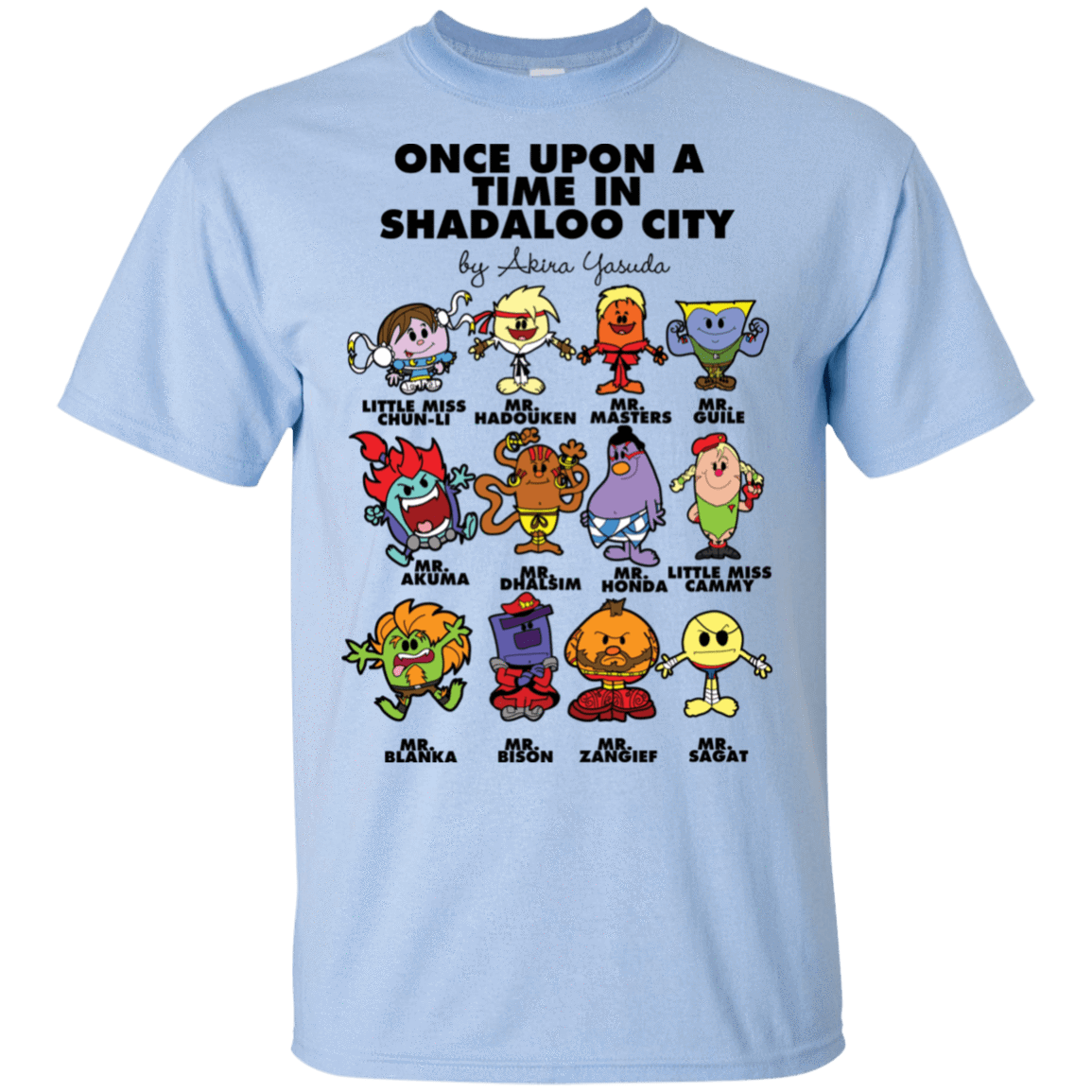 T-Shirts Light Blue / S Once Upon A Time In Shadaloo T-Shirt