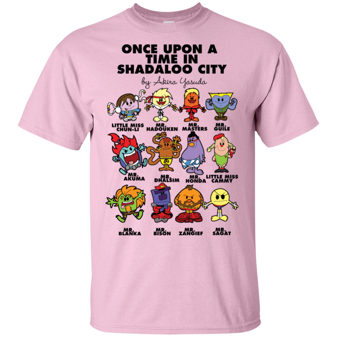 T-Shirts Light Pink / S Once Upon A Time In Shadaloo T-Shirt