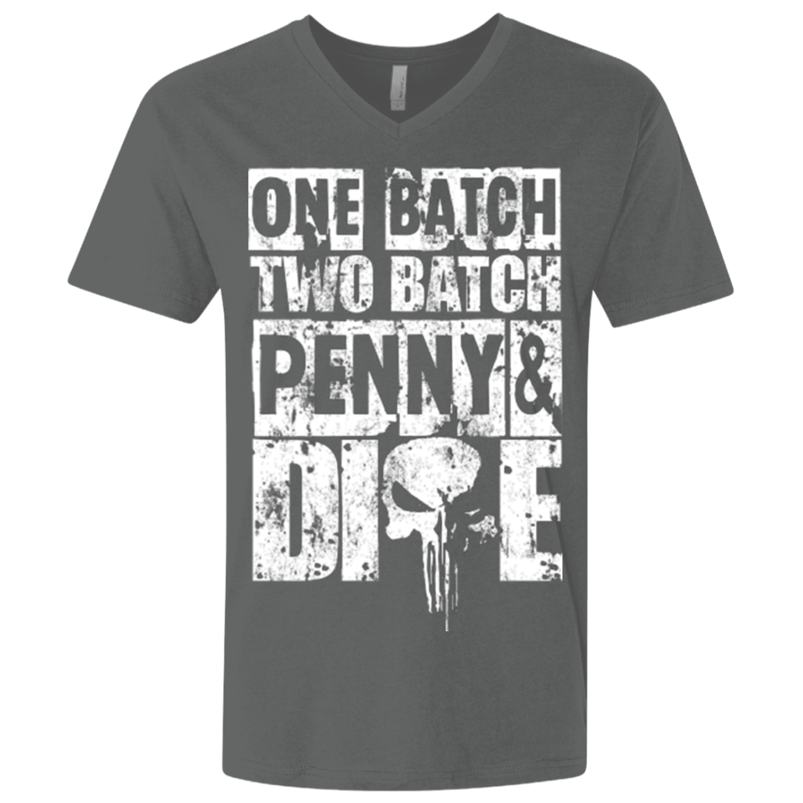 T-Shirts Heavy Metal / X-Small One Batch Two Batch Men's Premium V-Neck