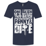T-Shirts Midnight Navy / X-Small One Batch Two Batch Men's Premium V-Neck