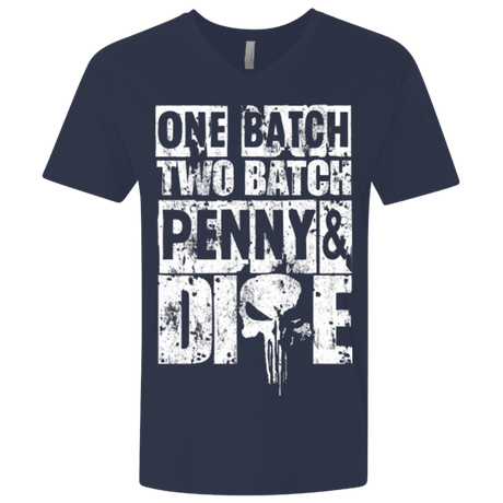 T-Shirts Midnight Navy / X-Small One Batch Two Batch Men's Premium V-Neck