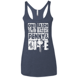 T-Shirts Vintage Navy / X-Small One Batch Two Batch Women's Triblend Racerback Tank