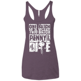 T-Shirts Vintage Purple / X-Small One Batch Two Batch Women's Triblend Racerback Tank
