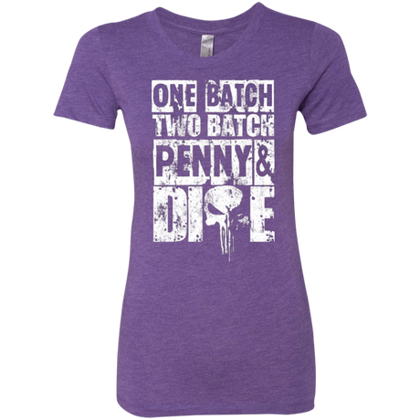 T-Shirts Purple Rush / Small One Batch Two Batch Women's Triblend T-Shirt