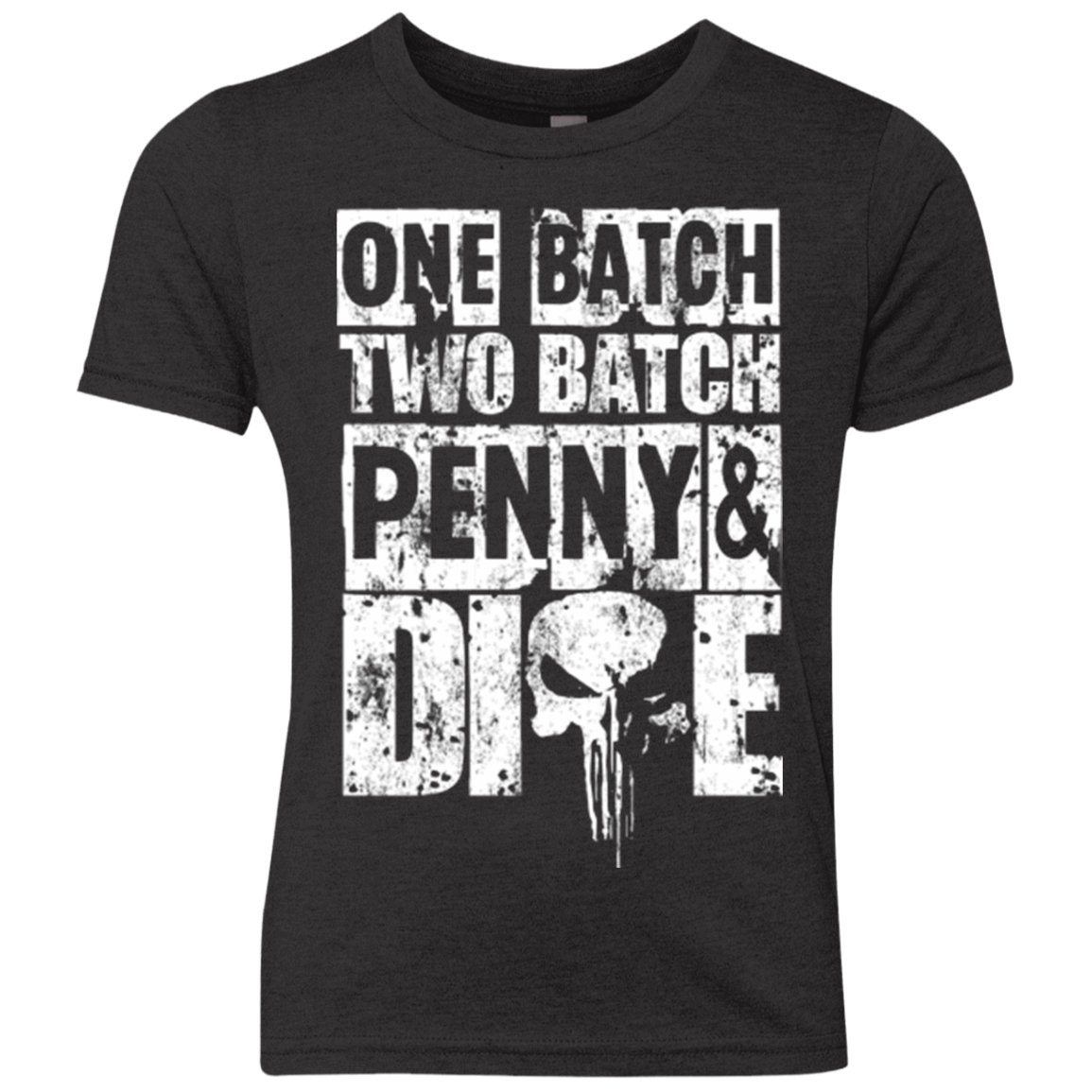 T-Shirts Vintage Black / YXS One Batch Two Batch Youth Triblend T-Shirt