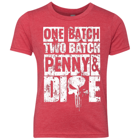 T-Shirts Vintage Red / YXS One Batch Two Batch Youth Triblend T-Shirt