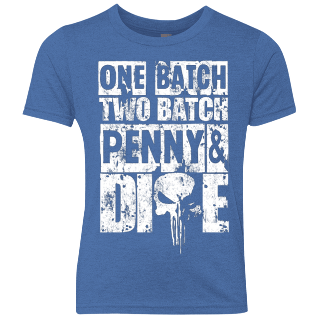 T-Shirts Vintage Royal / YXS One Batch Two Batch Youth Triblend T-Shirt