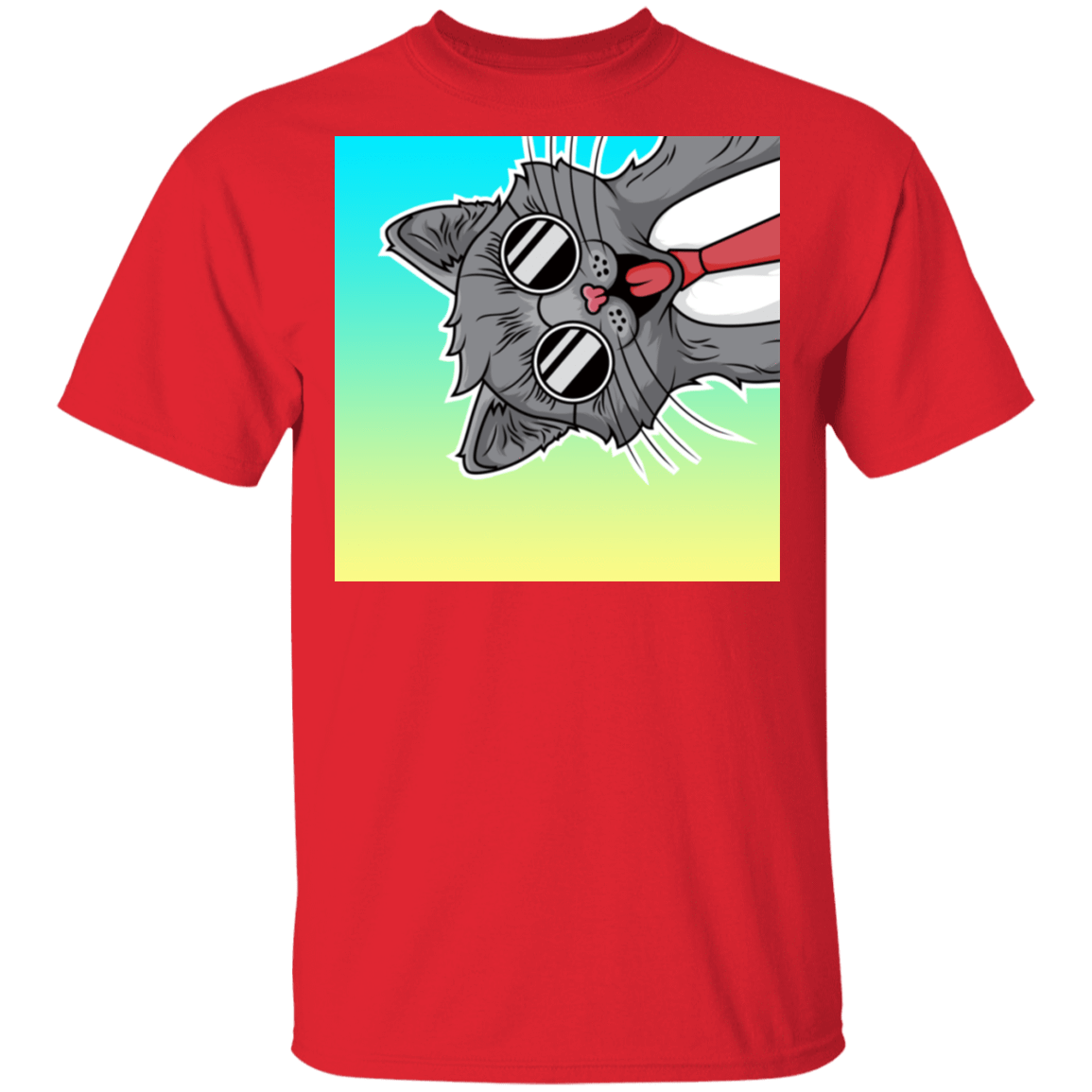 T-Shirts Red / S One Cool Cat T-Shirt