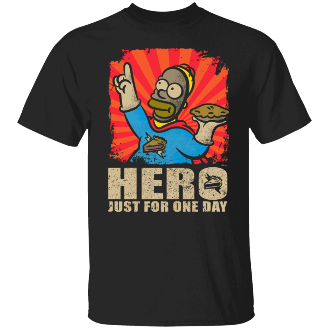 T-Shirts Black / S ONE DAY HERO T-Shirt