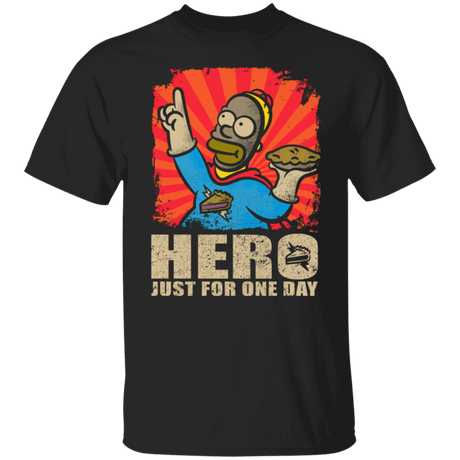 T-Shirts Black / S ONE DAY HERO T-Shirt