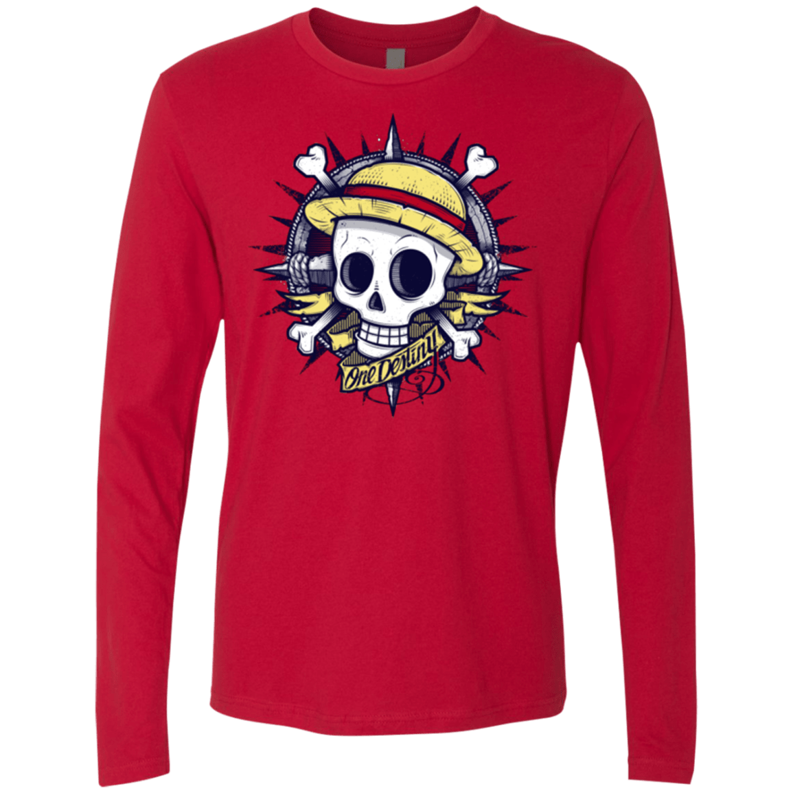 T-Shirts Red / Small One Destiny Men's Premium Long Sleeve