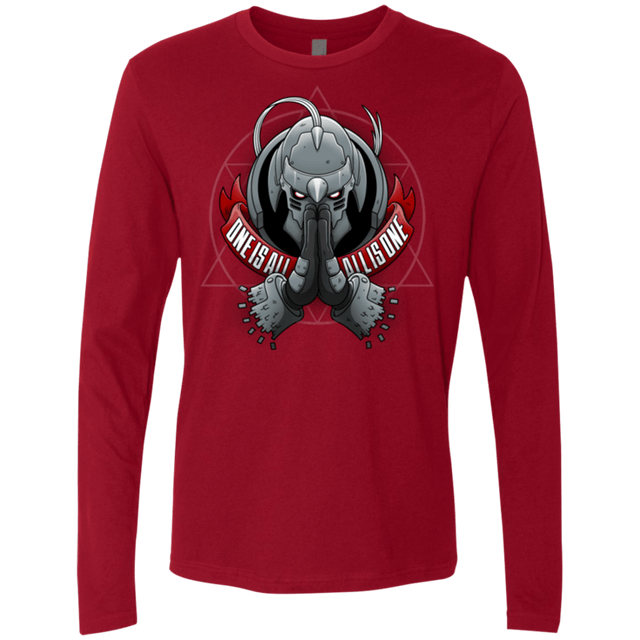 T-Shirts Cardinal / Small ONE IS ALL ALL IS ONE Men's Premium Long Sleeve