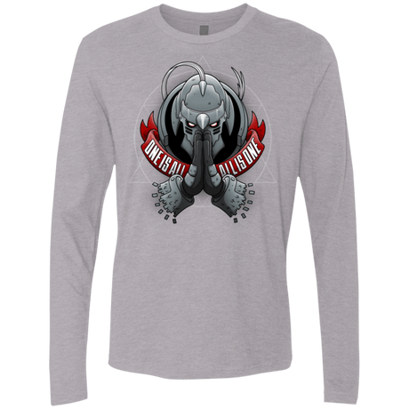 T-Shirts Heather Grey / Small ONE IS ALL ALL IS ONE Men's Premium Long Sleeve