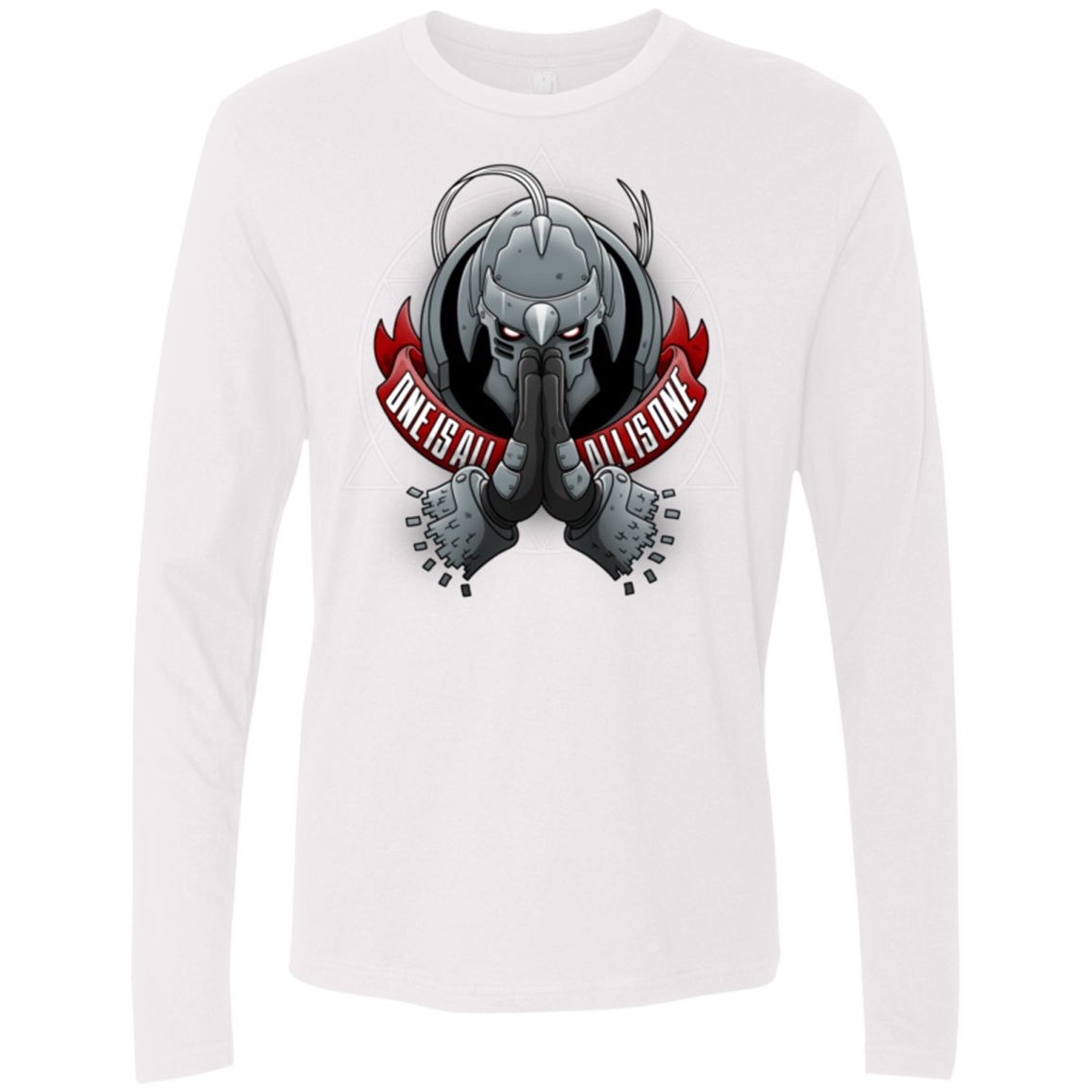 T-Shirts White / Small ONE IS ALL ALL IS ONE Men's Premium Long Sleeve