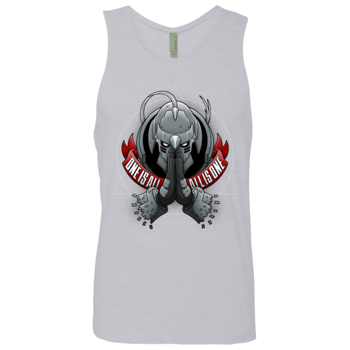T-Shirts Heather Grey / Small ONE IS ALL ALL IS ONE Men's Premium Tank Top