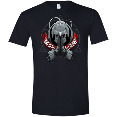 T-Shirts Black / X-Small ONE IS ALL ALL IS ONE Men's Semi-Fitted Softstyle