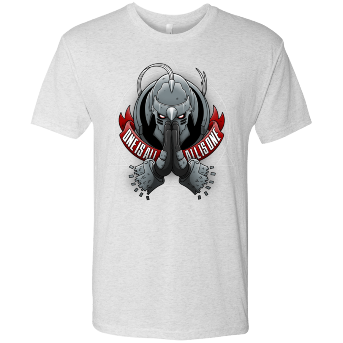 T-Shirts Heather White / Small ONE IS ALL ALL IS ONE Men's Triblend T-Shirt