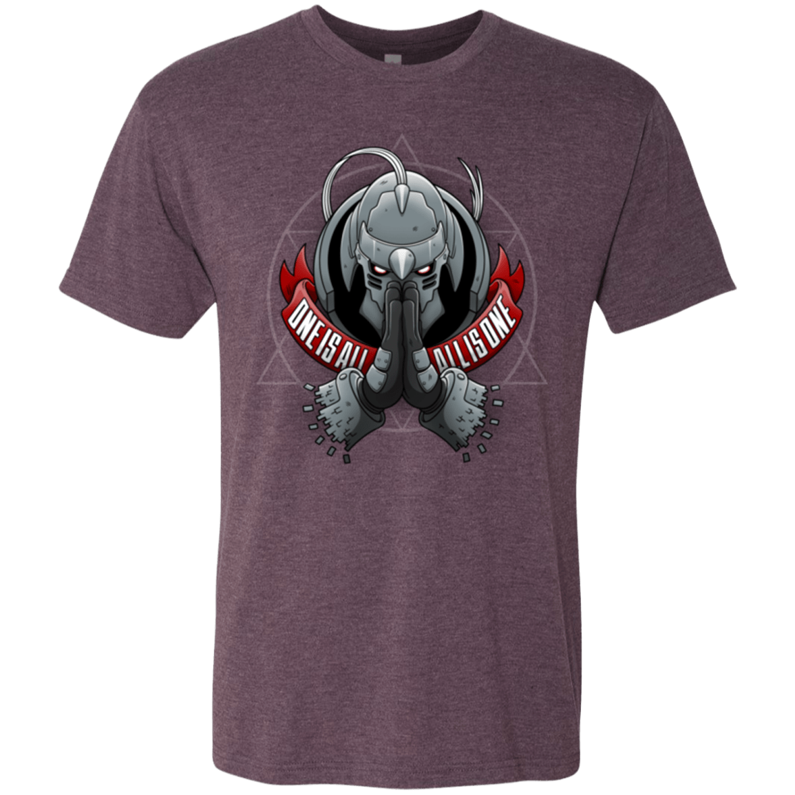 T-Shirts Vintage Purple / Small ONE IS ALL ALL IS ONE Men's Triblend T-Shirt