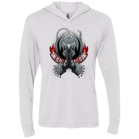 T-Shirts Heather White / X-Small ONE IS ALL ALL IS ONE Triblend Long Sleeve Hoodie Tee