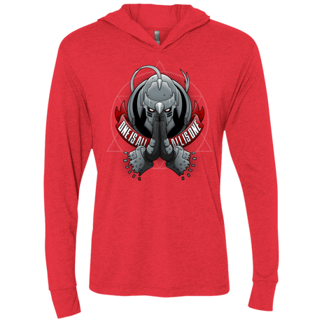 T-Shirts Vintage Red / X-Small ONE IS ALL ALL IS ONE Triblend Long Sleeve Hoodie Tee