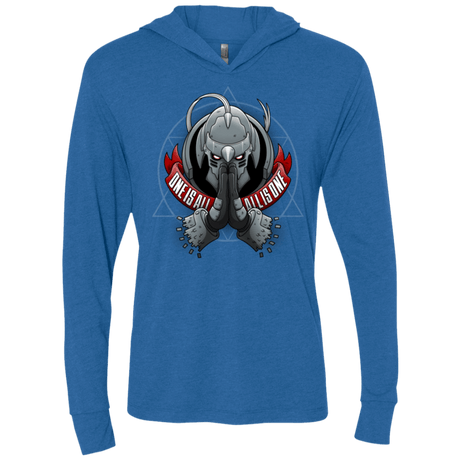 T-Shirts Vintage Royal / X-Small ONE IS ALL ALL IS ONE Triblend Long Sleeve Hoodie Tee