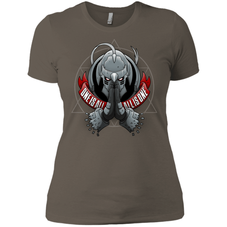 T-Shirts Warm Grey / X-Small ONE IS ALL ALL IS ONE Women's Premium T-Shirt