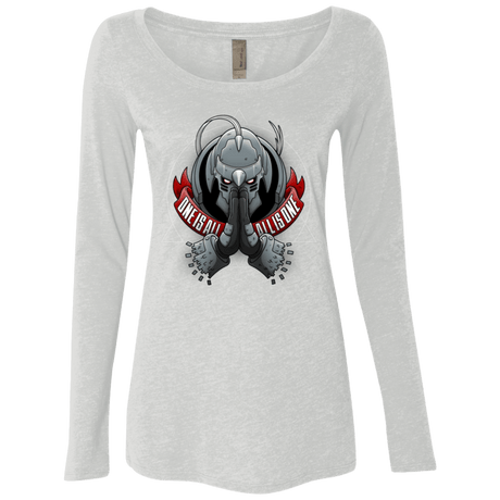 T-Shirts Heather White / Small ONE IS ALL ALL IS ONE Women's Triblend Long Sleeve Shirt