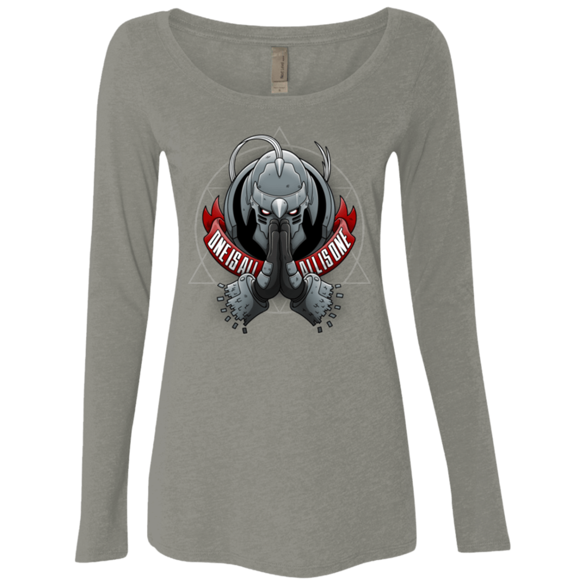 T-Shirts Venetian Grey / Small ONE IS ALL ALL IS ONE Women's Triblend Long Sleeve Shirt