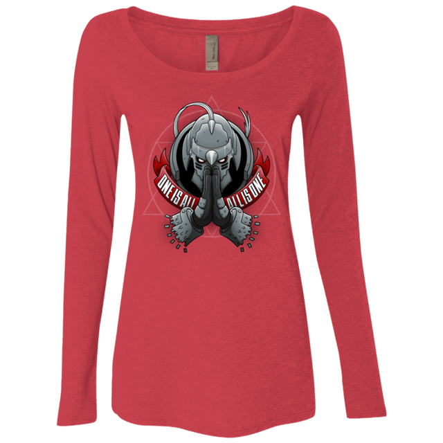 T-Shirts Vintage Red / Small ONE IS ALL ALL IS ONE Women's Triblend Long Sleeve Shirt