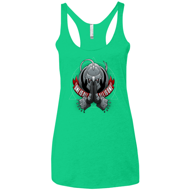 T-Shirts Envy / X-Small ONE IS ALL ALL IS ONE Women's Triblend Racerback Tank