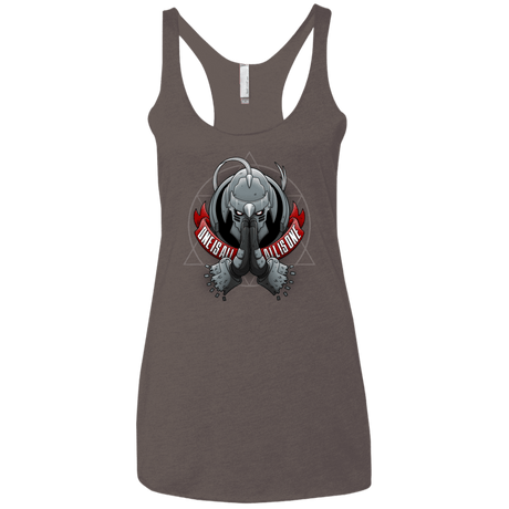 T-Shirts Macchiato / X-Small ONE IS ALL ALL IS ONE Women's Triblend Racerback Tank