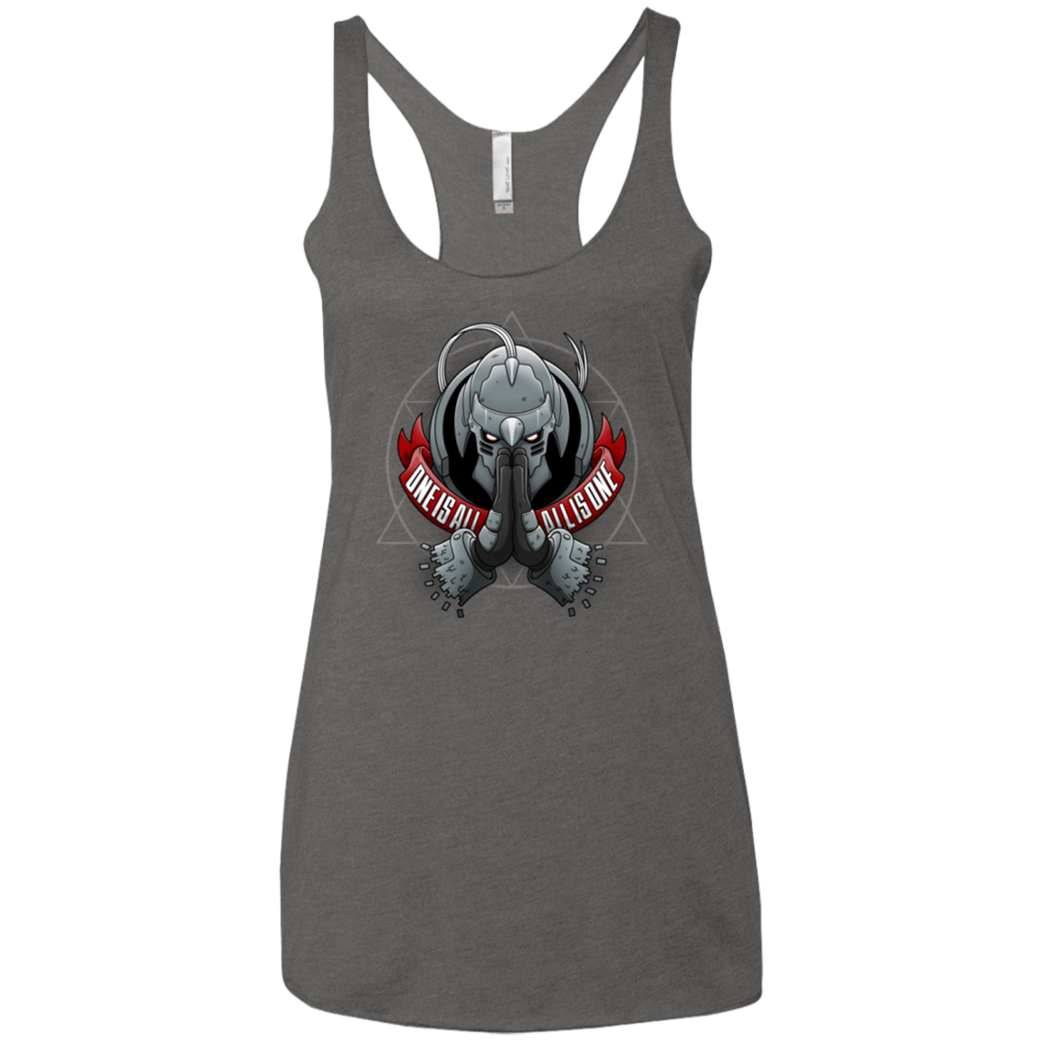 T-Shirts Premium Heather / X-Small ONE IS ALL ALL IS ONE Women's Triblend Racerback Tank