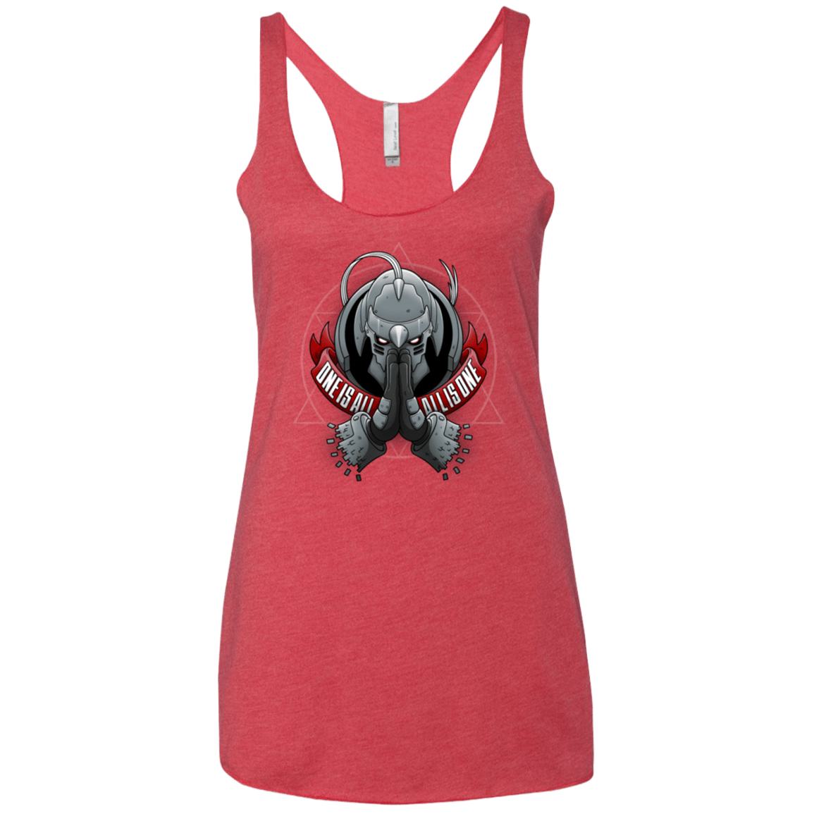 T-Shirts Vintage Red / X-Small ONE IS ALL ALL IS ONE Women's Triblend Racerback Tank