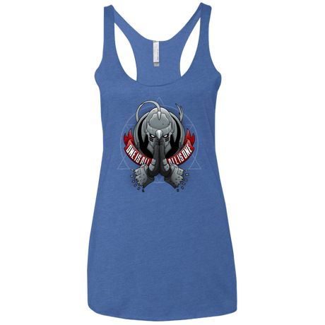 T-Shirts Vintage Royal / X-Small ONE IS ALL ALL IS ONE Women's Triblend Racerback Tank