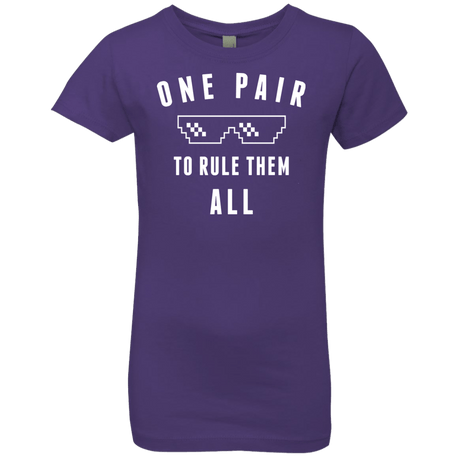 T-Shirts Purple Rush / YXS One pair Girls Premium T-Shirt