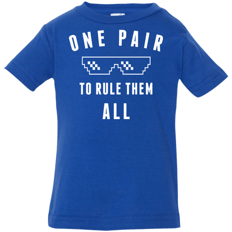 T-Shirts Royal / 6 Months One pair Infant Premium T-Shirt