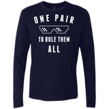 T-Shirts Midnight Navy / Small One pair Men's Premium Long Sleeve