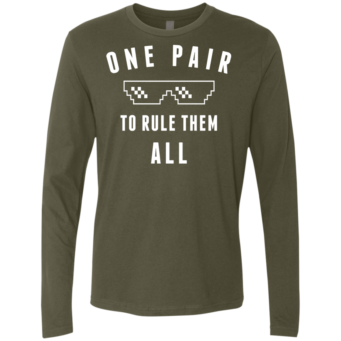 T-Shirts Military Green / Small One pair Men's Premium Long Sleeve