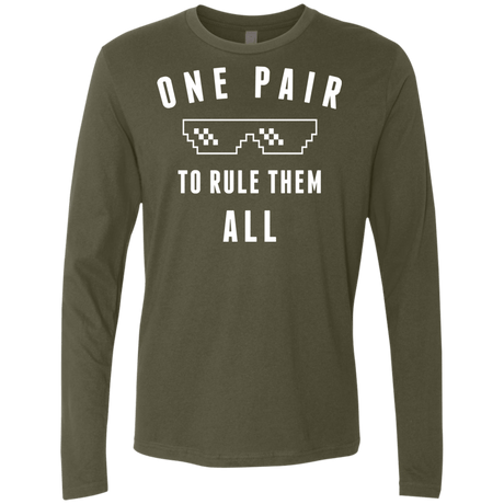 T-Shirts Military Green / Small One pair Men's Premium Long Sleeve