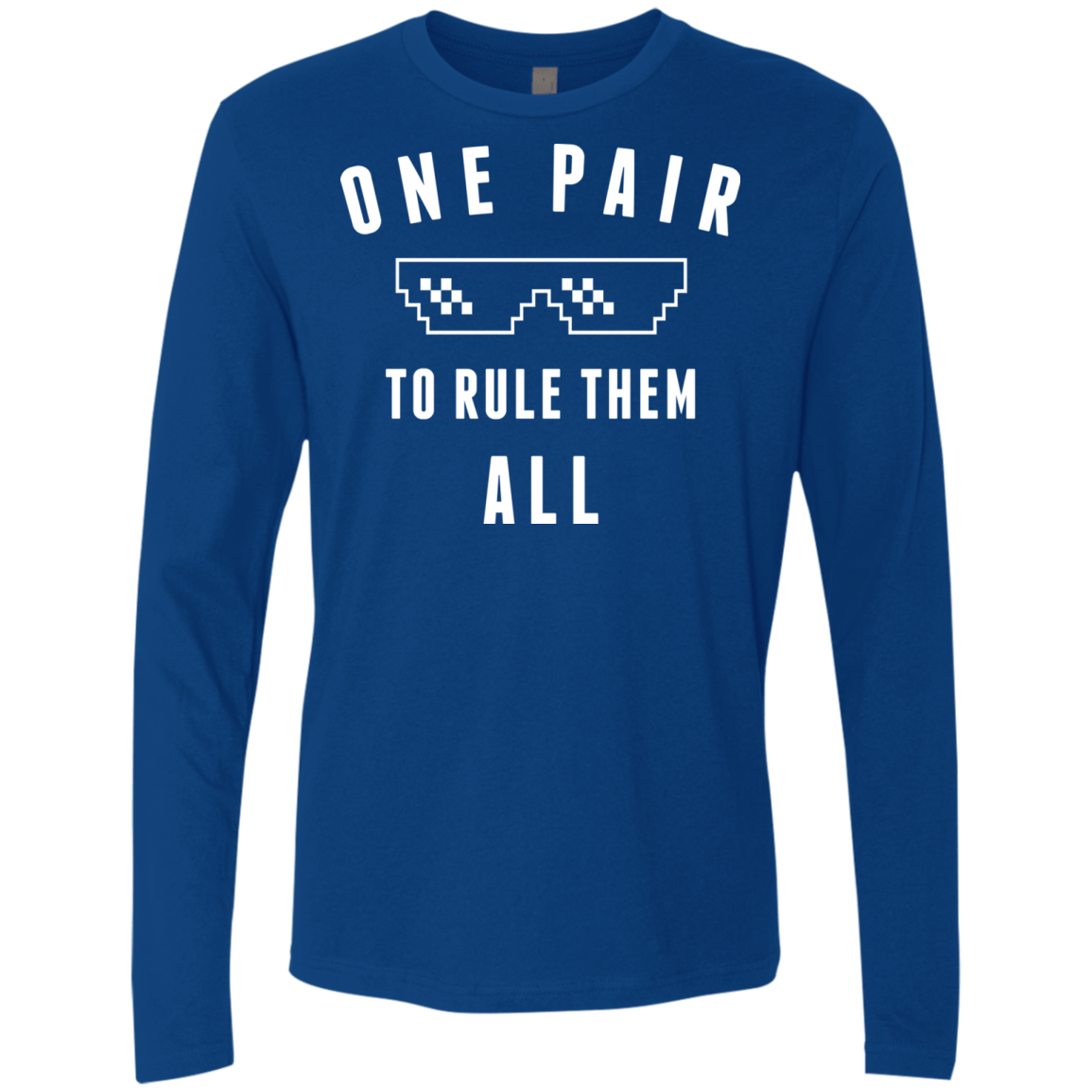 T-Shirts Royal / Small One pair Men's Premium Long Sleeve