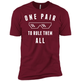 T-Shirts Cardinal / X-Small One pair Men's Premium T-Shirt