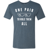 T-Shirts Indigo / Small One pair Men's Triblend T-Shirt