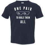 T-Shirts Navy / 2T One pair Toddler Premium T-Shirt