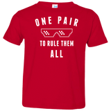 T-Shirts Red / 2T One pair Toddler Premium T-Shirt