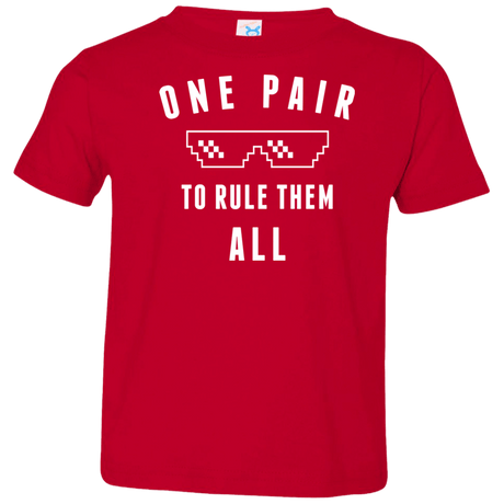 T-Shirts Red / 2T One pair Toddler Premium T-Shirt